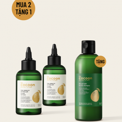 Combo 2 chai nước dưỡng tóc tinh dầu bưởi 140ml - tặng Serum Sachi phục hồi tóc 70ml